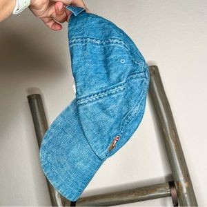 Polo Ralph Lauren Strapback Baseball Cap, Multi Player, Denim / Chambray